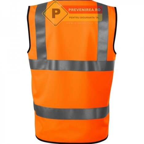 Veste reflectorizante pentru constructii portocaliu