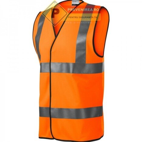 Veste reflectorizante pentru constructii portocaliu